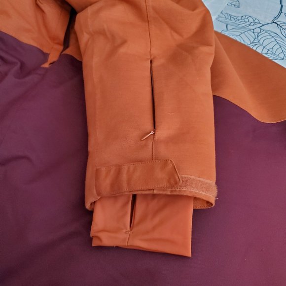 Men's - Mountain Warehouse Winter Jacket - burgundy/purple and rust colours - Picture 13 of 15